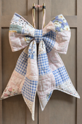 Boho Gingham Quilted Bow