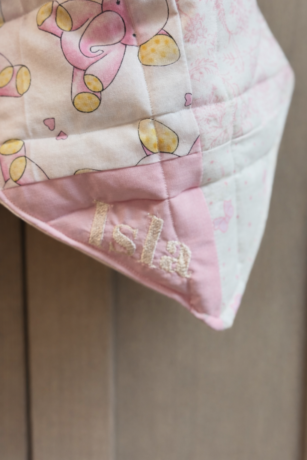 Strawberry Fields Quilted Bow