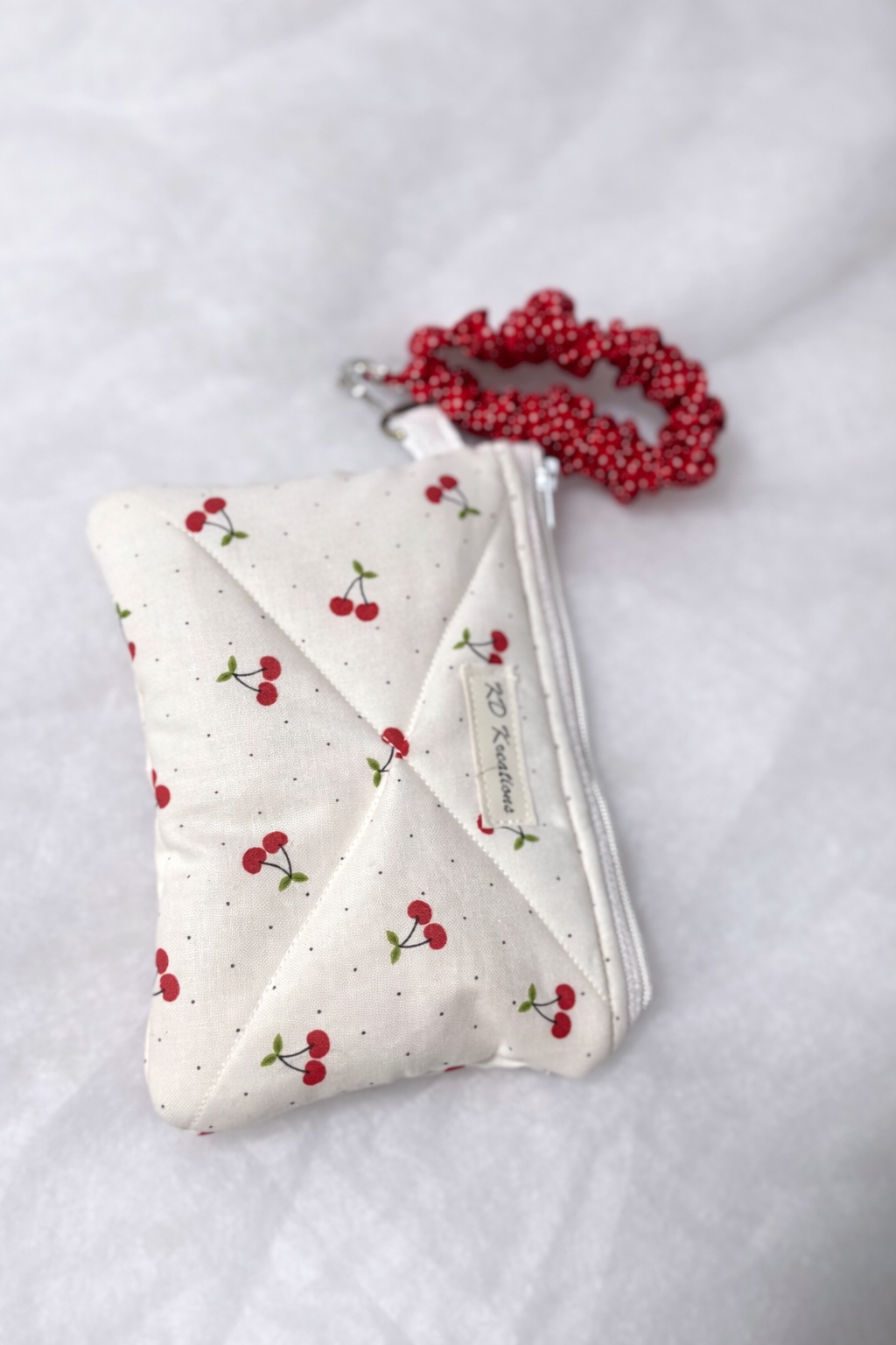 Cherry Red Wristlet Wallet