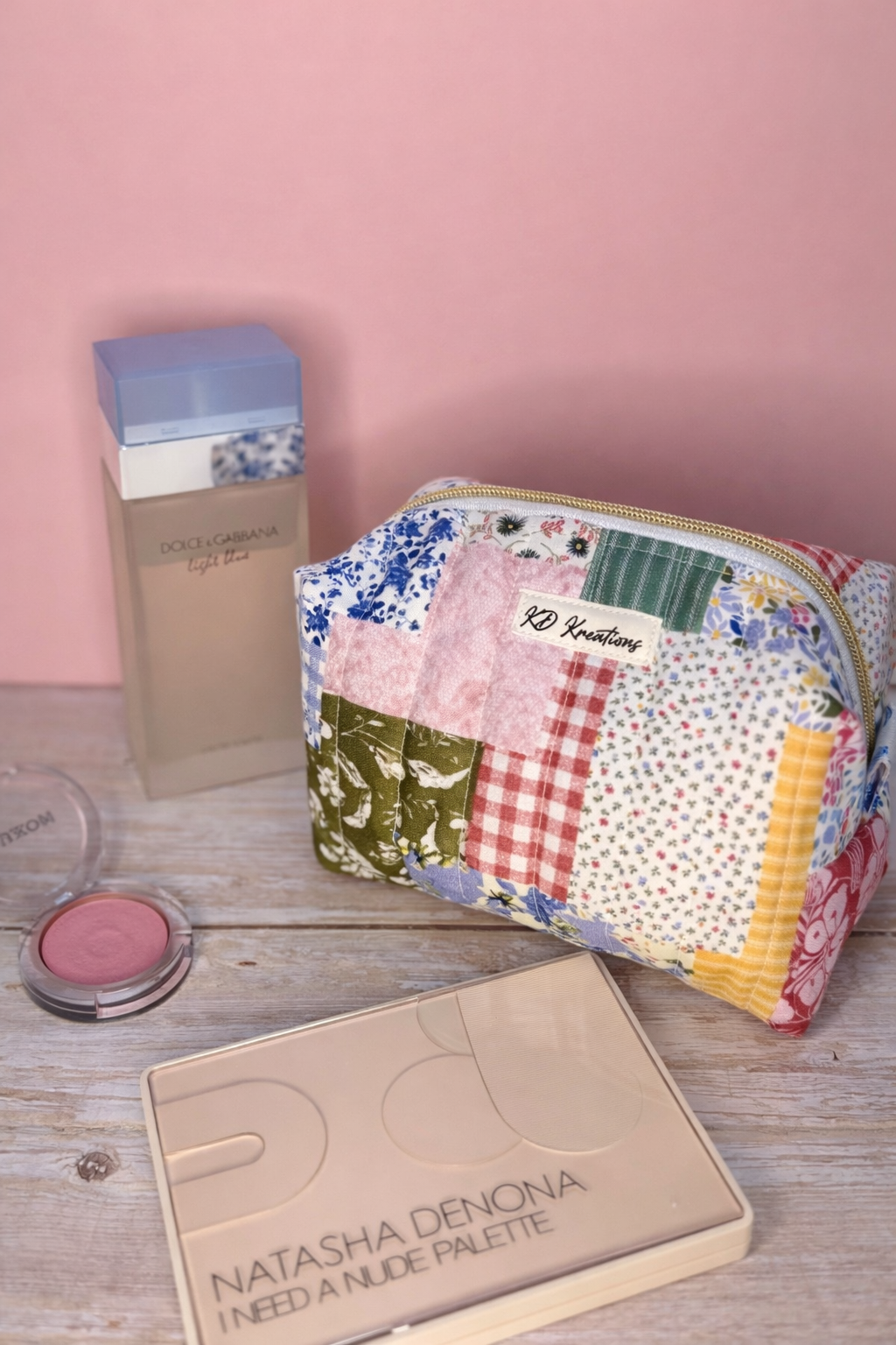 Boho Patch Makeup Bag