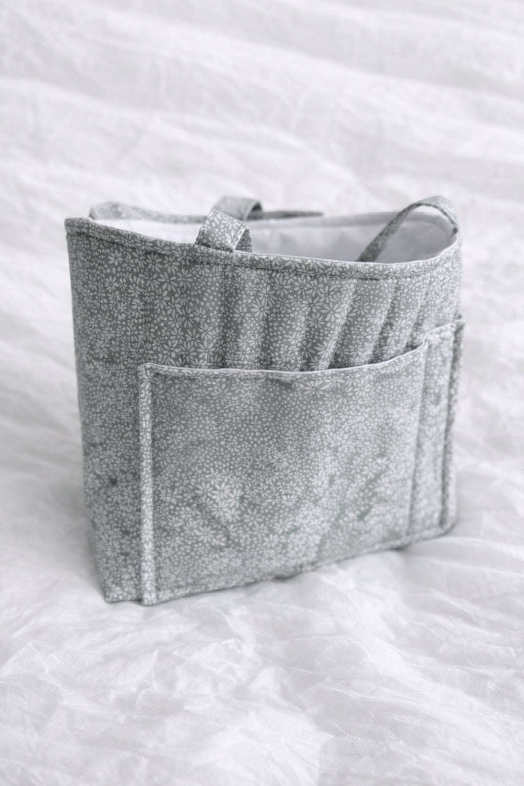 Mint Bloom Bible Tote