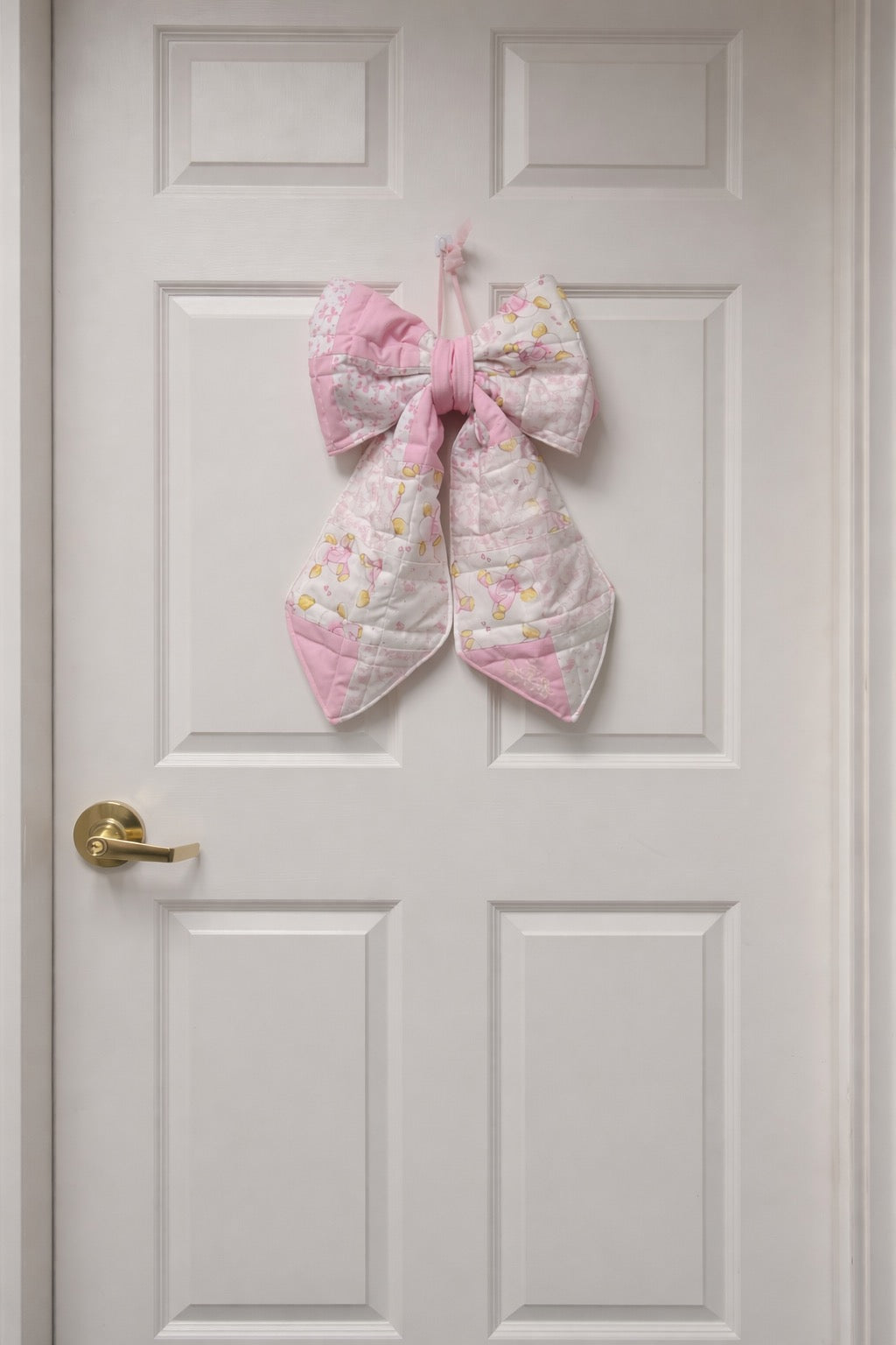 Strawberry Fields Quilted Bow