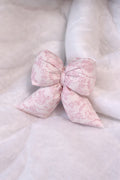 Pretty in Pink Puff Bow Keychain