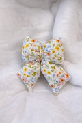 Spring Picnic & Bows Puff Bow Keychain