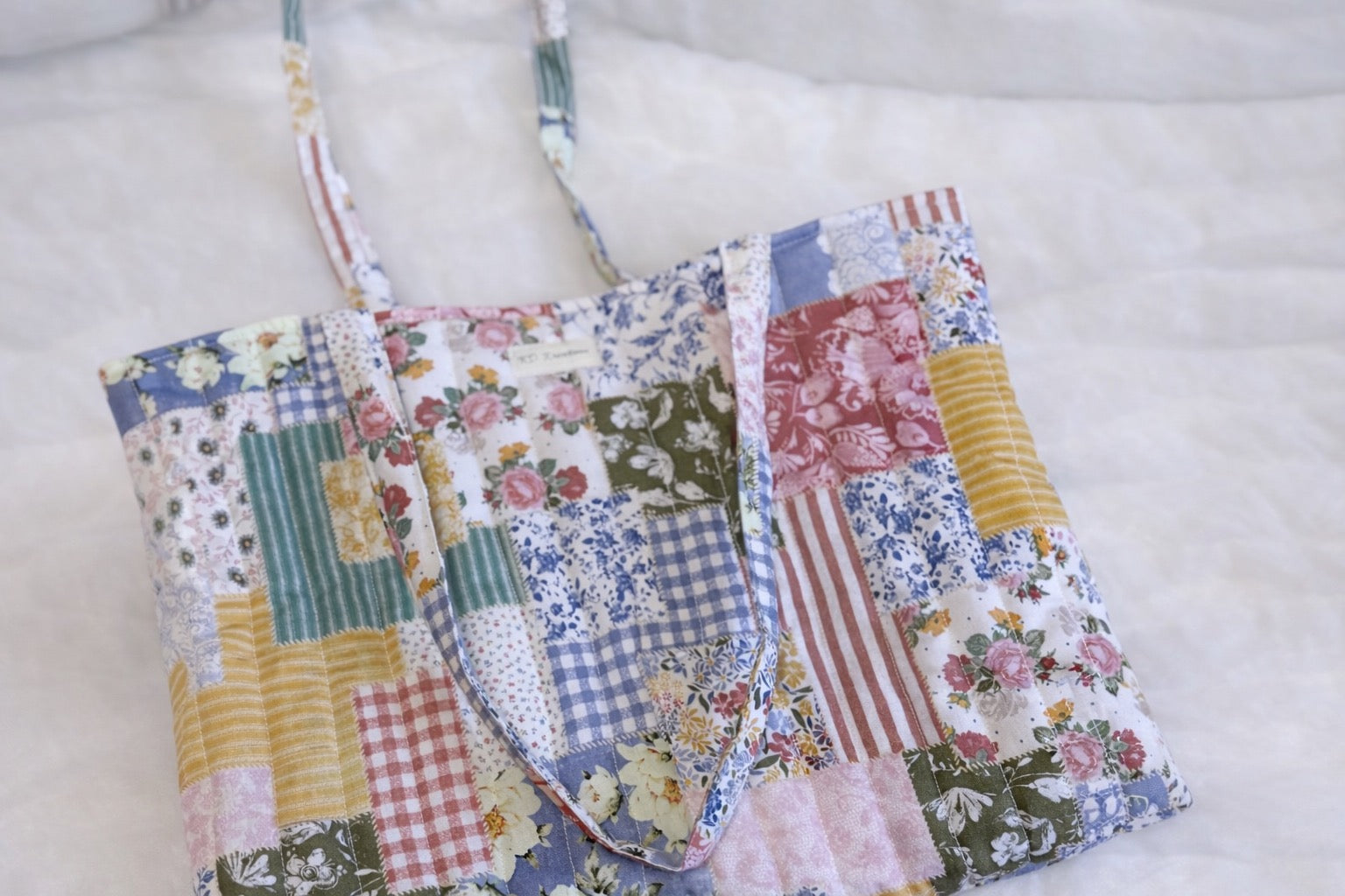 Boho Patch Tote Bag