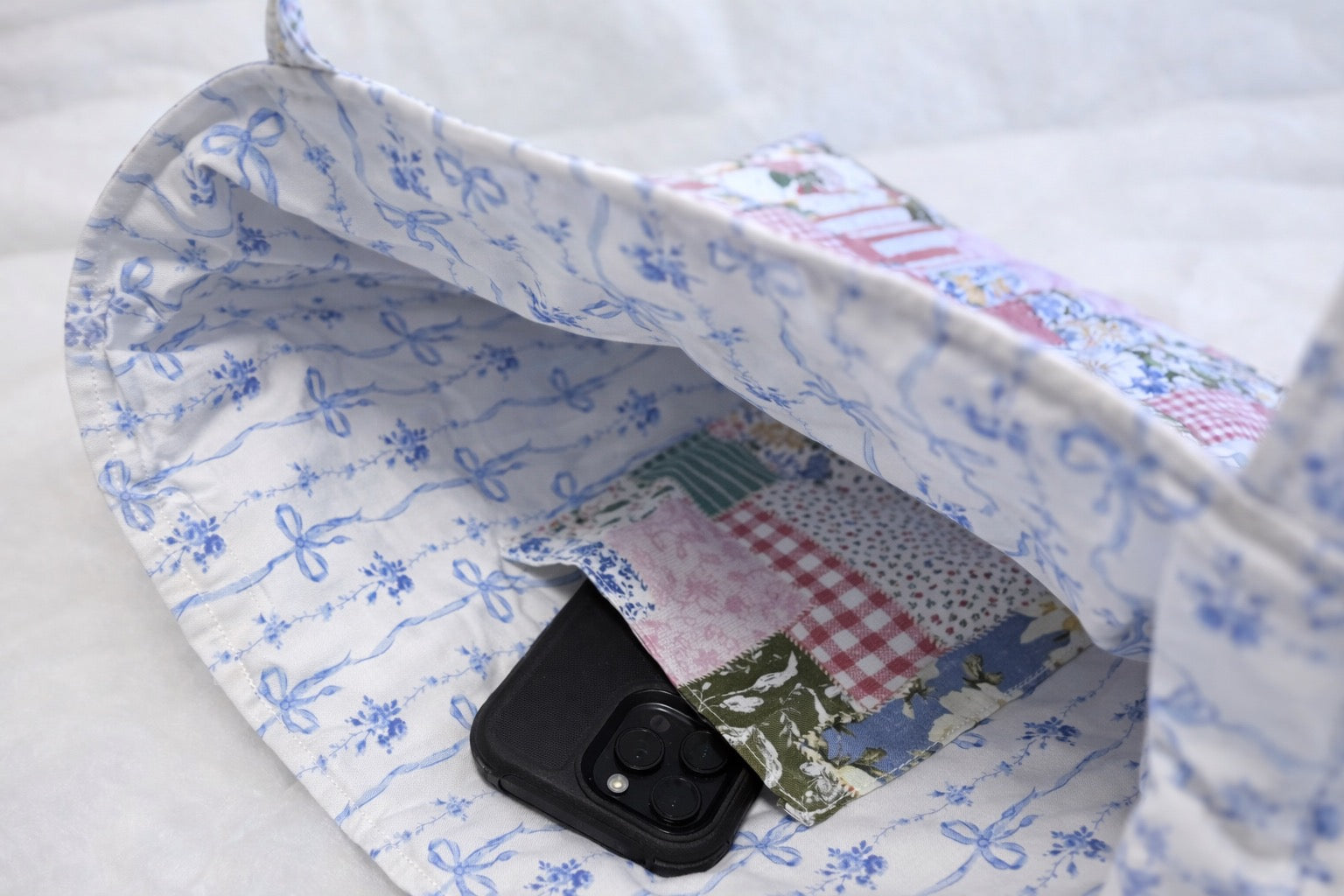 Boho Patch Tote Bag