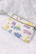 Colorful Dino Diaper Pouch