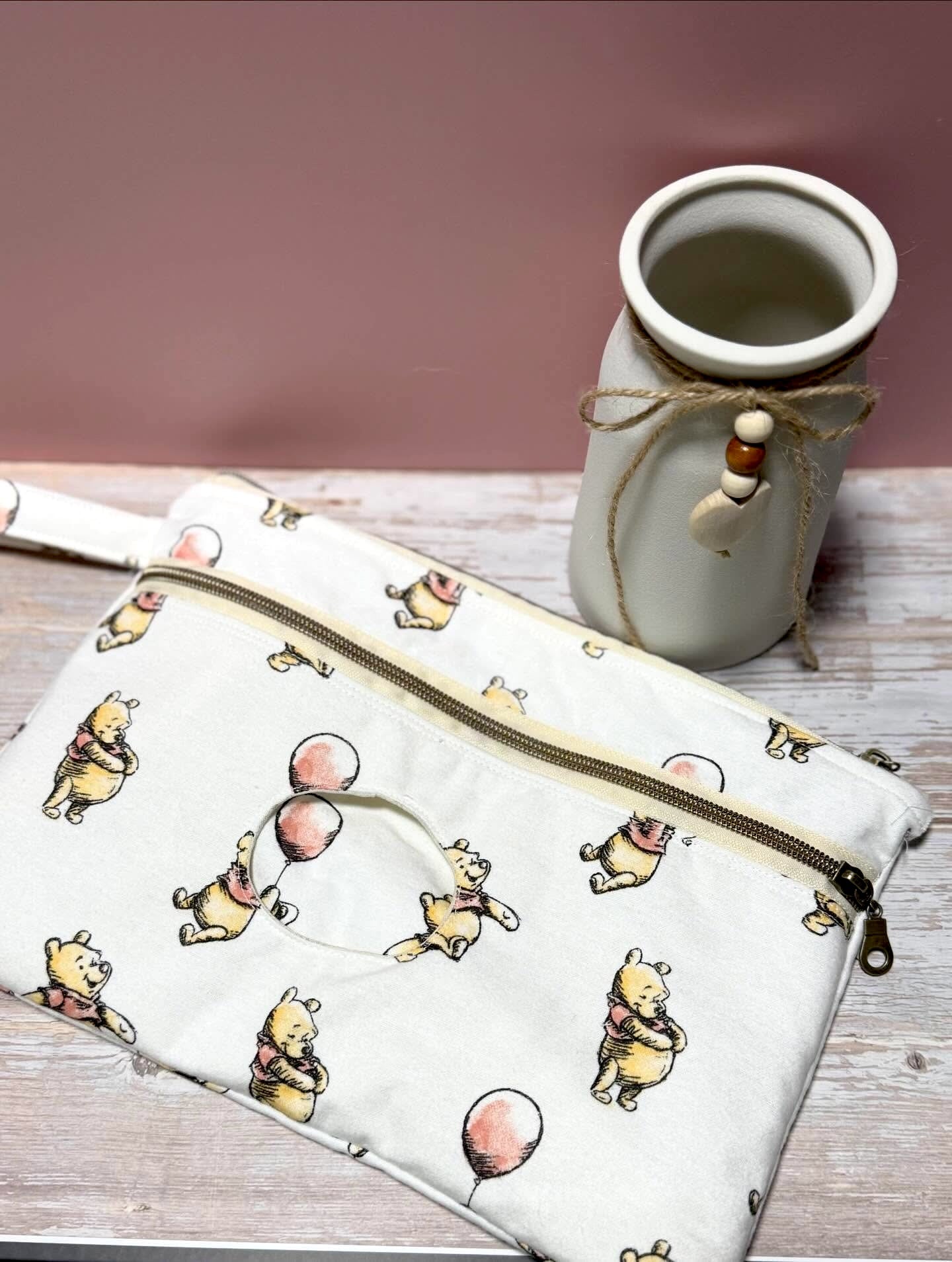 Pooh Bear Diaper Pouch